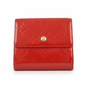 Louis Vuitton Authentic Vintage Red Vernis Women's Wallet